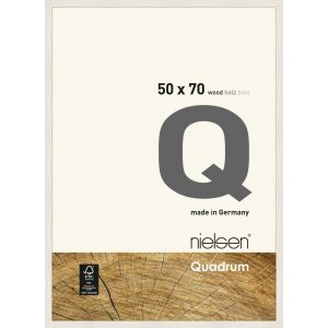 Nielsen Quadrum Holzrahmen 50x70 cm Weiß Normalglas...