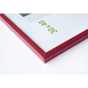 Zoom Holzrahmen 13x18 cm rot