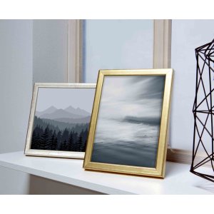 Nielsen Bilderrahmen Zoom 40x50 cm Walnuss Normalglas 1,3 cm Leiste