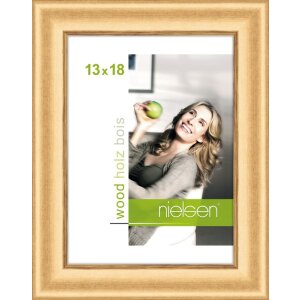 Holzrahmen Derby 13x18 cm gold