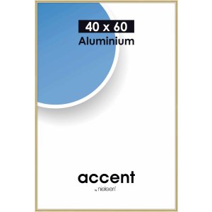 Nielsen Accent Alurahmen 40x60 cm gold 7.8 mm Blockprofil...