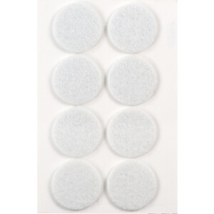 HERMA Filzgleiter weiß Ø 28 mm, 8 Stück
