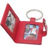 Foto-Schlüsselanhänger rot Leder
