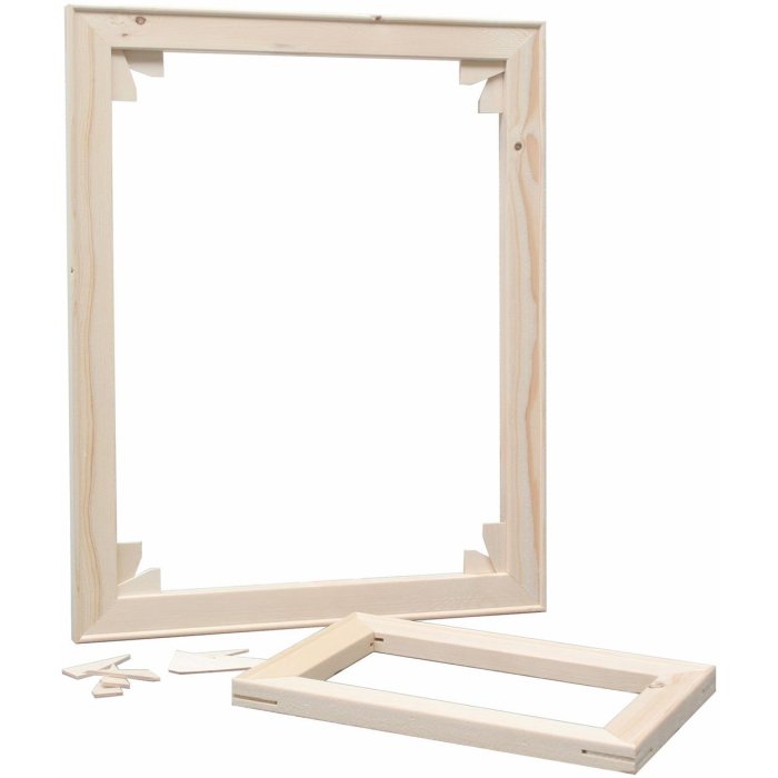 Deknudt S335 Keilrahmen 30x45 cm Naturholz stabil mit Spannkeilen