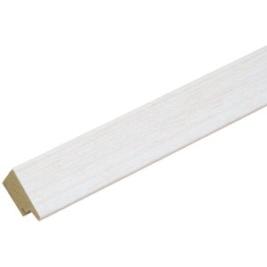 Kunststoffrahmen S41VF1 weiß Struktur 15x20 cm