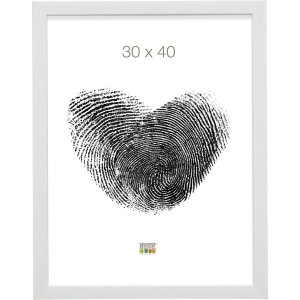 Kunststoffrahmen S41VF1 weiß Struktur 20x25 cm