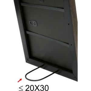 Kunststoffrahmen S41VF7 grau-braun 13x18 cm