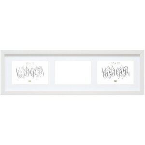 Deknudt S66KC6 Galerierahmen Weiß für 3 Fotos...