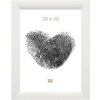 Deknudt Holzrahmen S53G weiß 15x20 cm breiter abfallendes Profil 3,8 cm