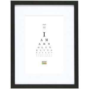 Deknudt S66KF2 Bilderrahmen Schwarz 13x18cm Passepartout...