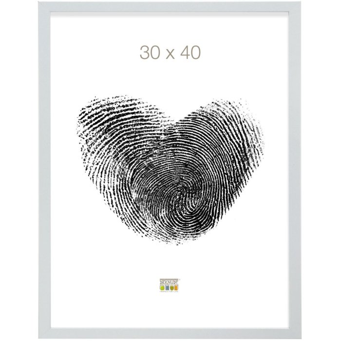 Deknudt MDF Holzrahmen S44C 18x24 cm silber