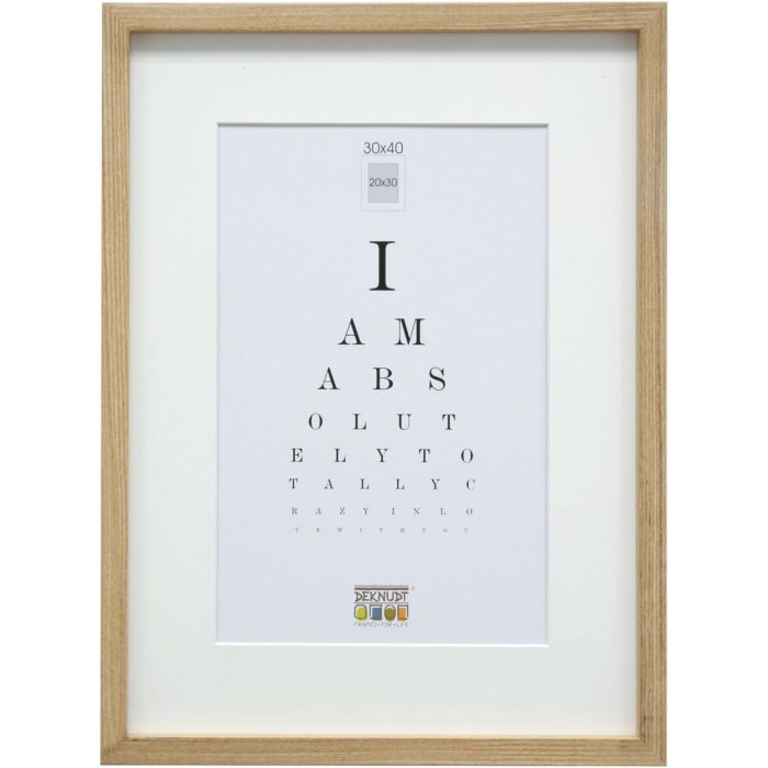 Holzrahmen S40A eiche 40x60 cm - 30x45 cm