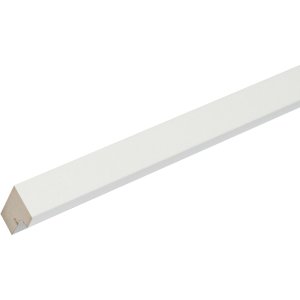 Holzrahmen S40A weiß 24x30 cm - 18x24 cm