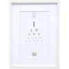 Deknudt Holzrahmen S40A weiß 40x60 cm mit Passepartout 30x45 cm