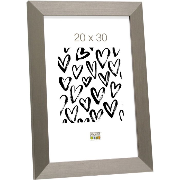 Deknudt Kunststoffrahmen S42P silber 18x24 cm