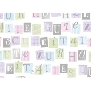 Artebene Papier 50x70cm Zur Hochzeit alles Gute