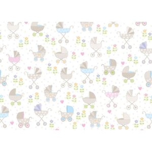 Artebene Papierbogen 50x70 cm Kinderwagen natur...