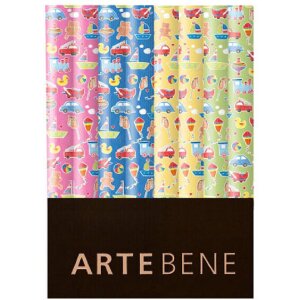Artebene Geschenkpapier Spielzeug 70x200 cm Rolle...