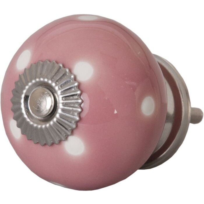 Puncte roz alb (62325)