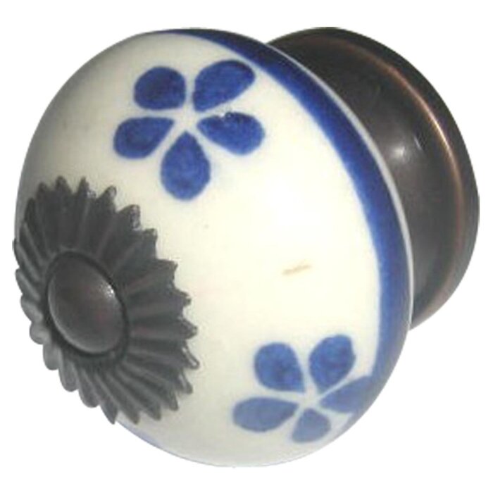 Floare alb albastru (60299)