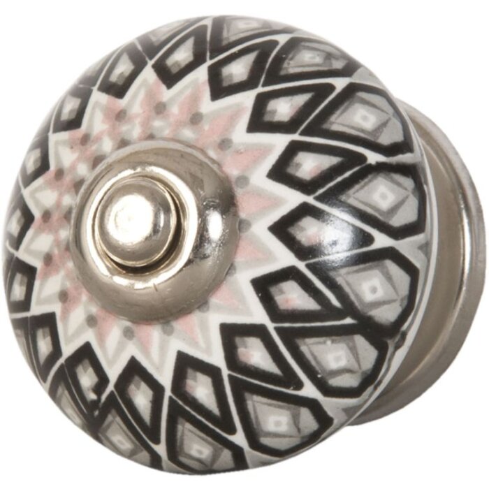 Mandala negru gri (62561)