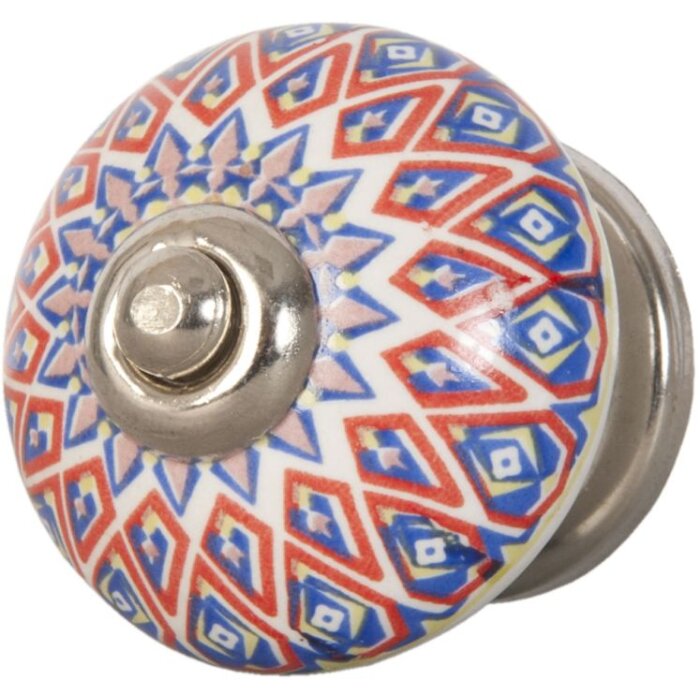 Mandala albastru roșu (62563)