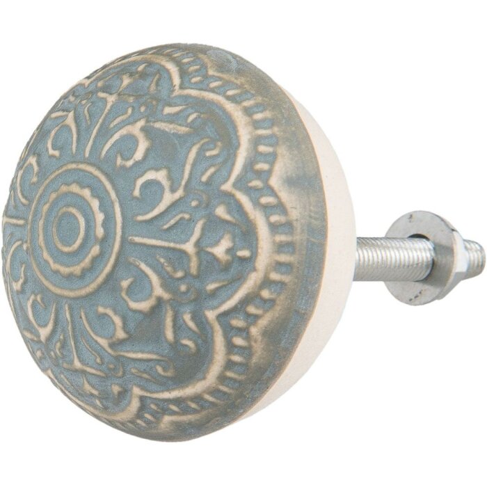 Decor albastru alb vechi (63876)