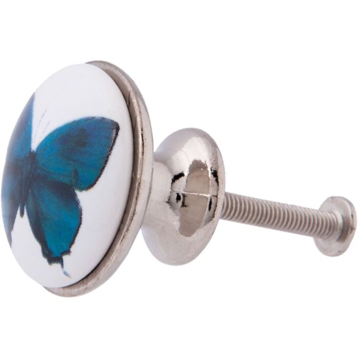 Schmetterling blau weiß (63811)